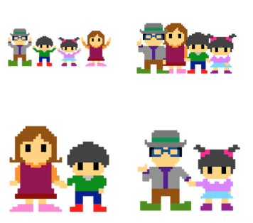 ４人家族のゆかいなlineスタンプその名もスーファミのゆかいな日常 あそぼクラシlabo Nonstyle36５研究室